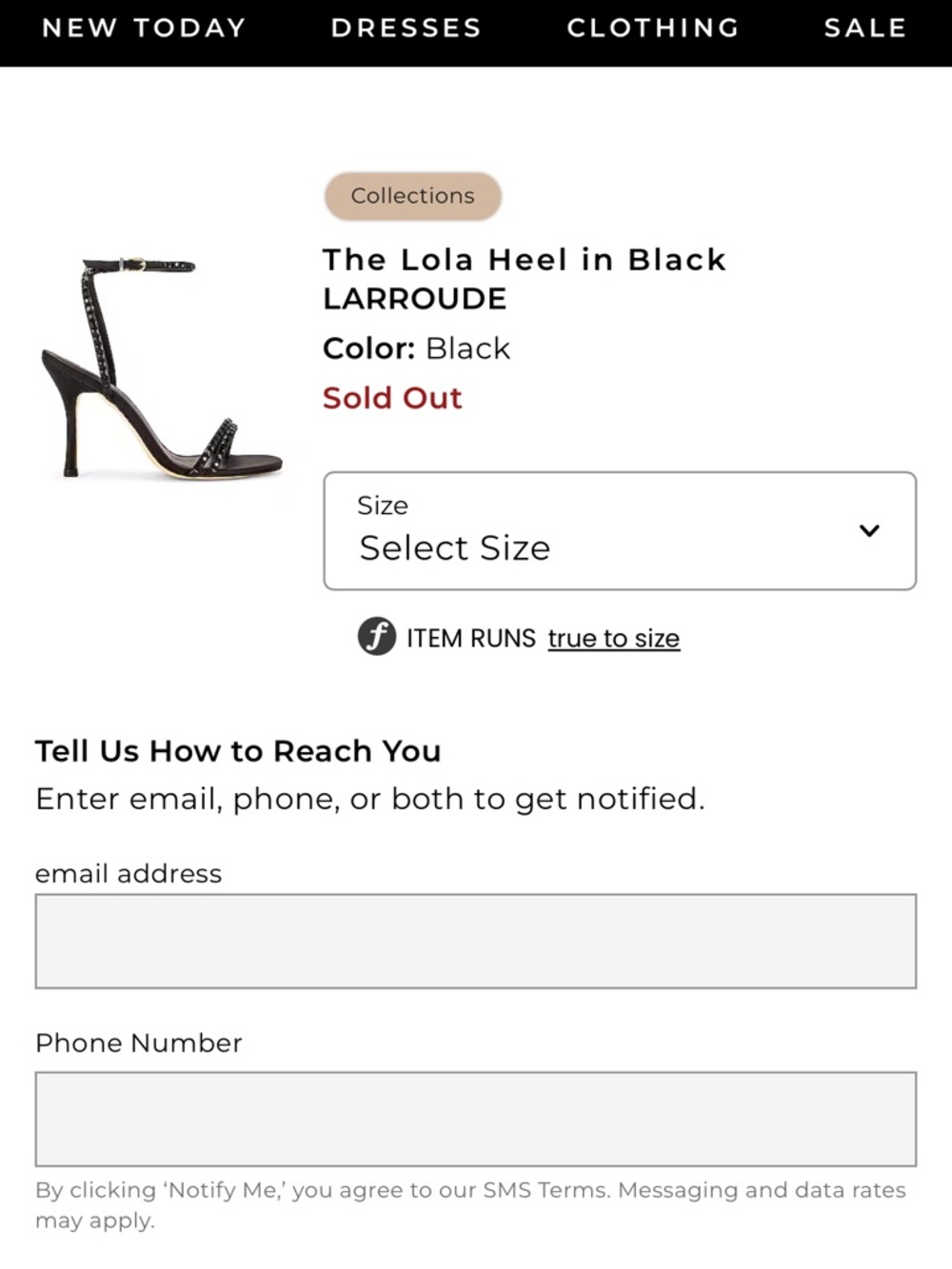 Larroude Lola heel Black Studded Ankle-Strap Stiletto Sandals - Picture 7 of 7